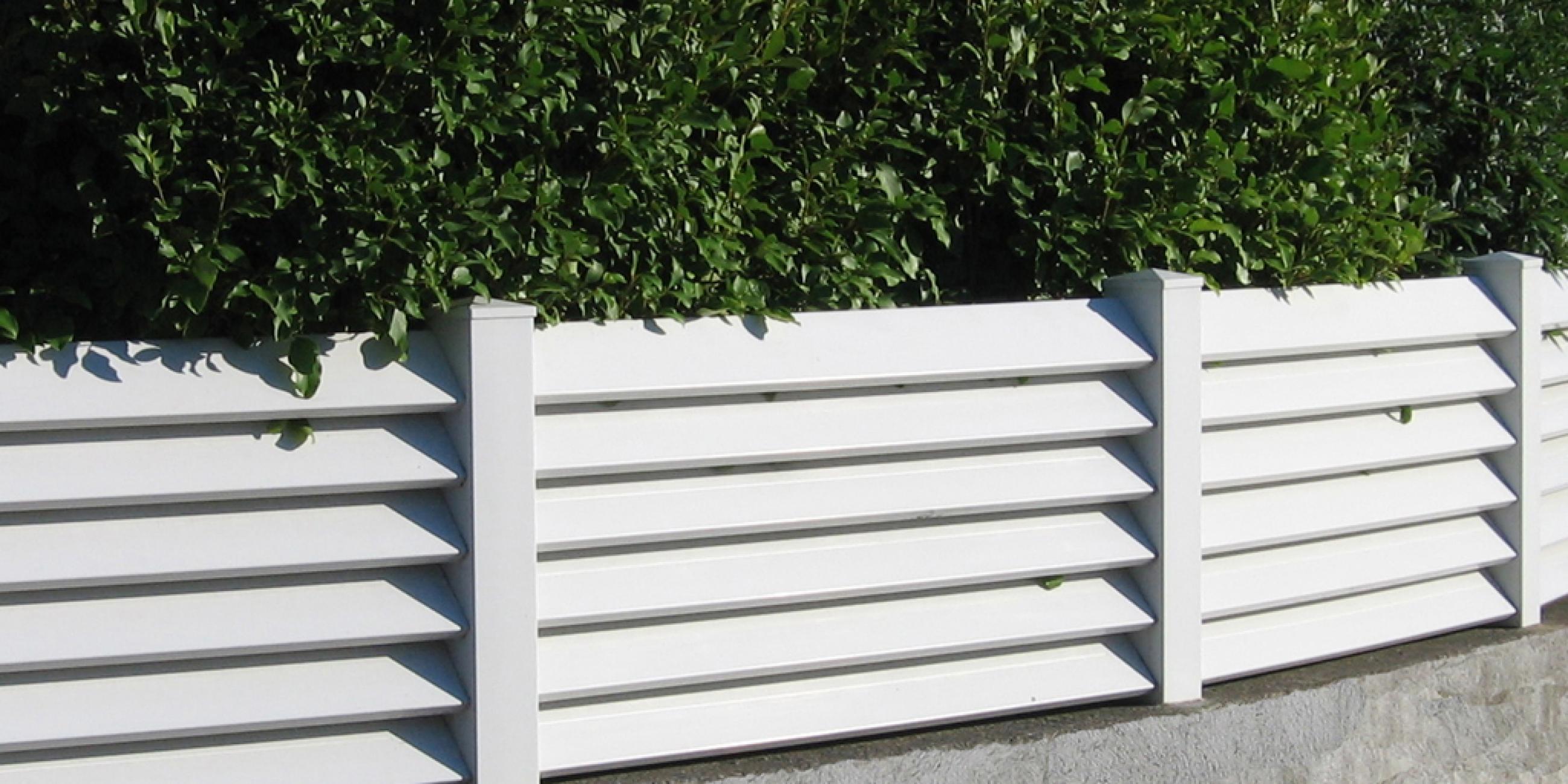 Clôture brise vent PVC