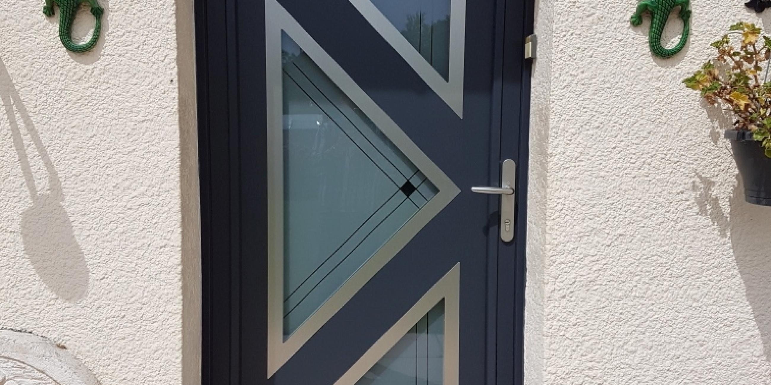 Porte d'entrée aluminium