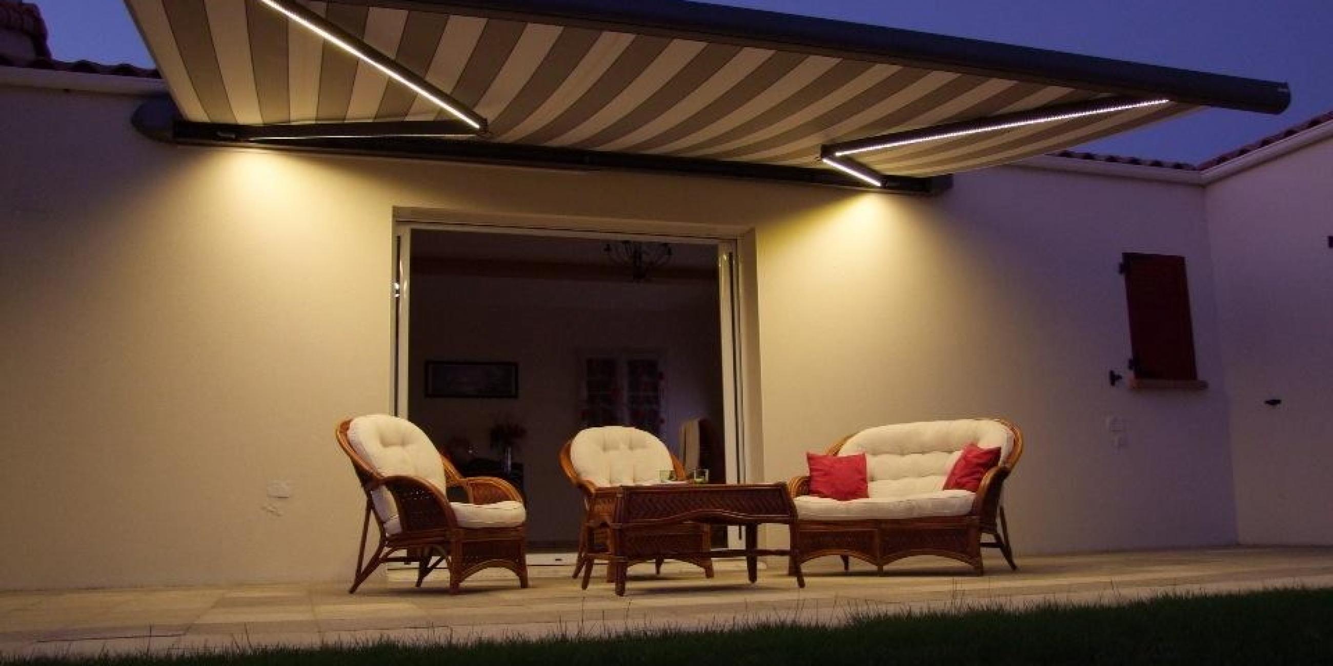 Store Banne avec led